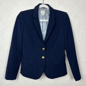 J Crew Schoolboy Navy Blue BlazerWomen’s 4P